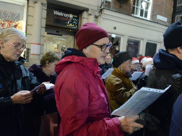 The Festival of Light celebration and Parade took place before Chichester's Christmas lights were switched on