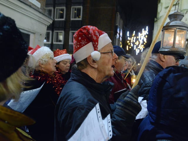 The Festival of Light celebration and Parade took place before Chichester's Christmas lights were switched on