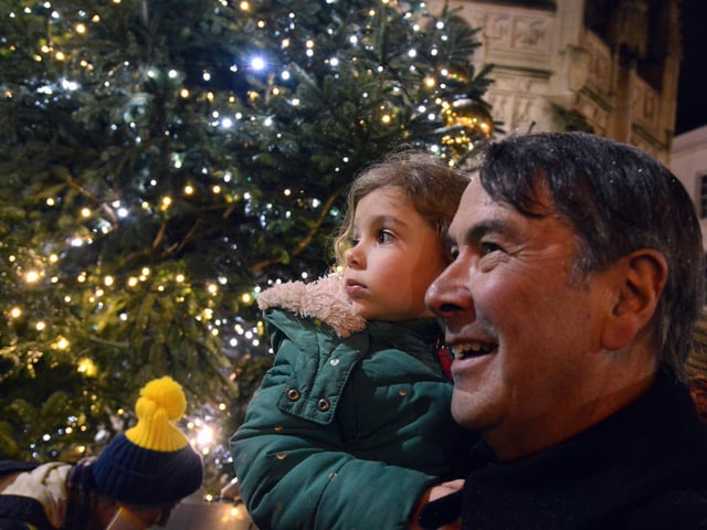 The Festival of Light celebration and Parade took place before Chichester's Christmas lights were switched on