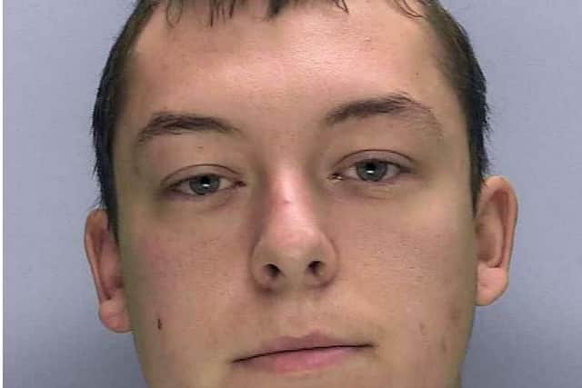 Connor Richardson stole from two women he met on dating website Plenty of Fish. Photo: Sussex Police