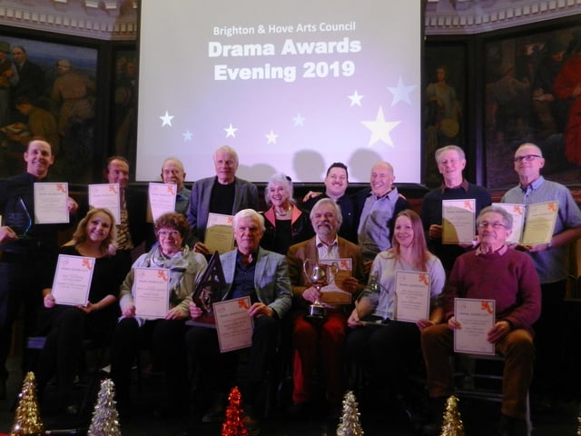 Winners at the Brighton and Hove Arts Council Drama Awards 2019