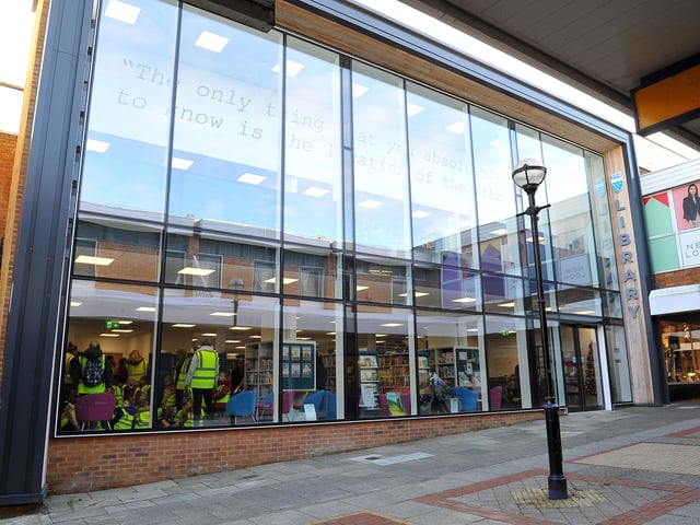 Opening of Burgess Hill's new Library. Pic Steve Robards SR03121901 SUS-190312-113539001