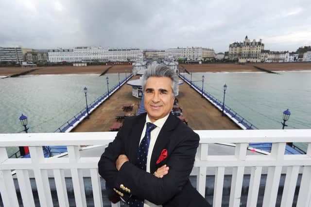 Abid Gulzar the owner of Eastbourne pier (Pic by Jon Rigby)