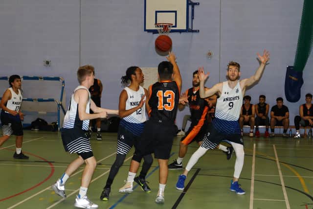 The uni's Thunder team take on St Mary's / Picture by Jordan Colborne