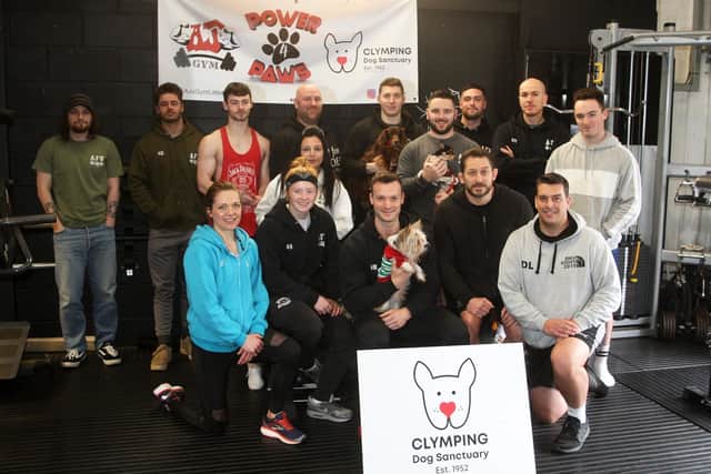 AJs Gym's first charity powerlifting event. Picture: Derek Martin DM19121205a