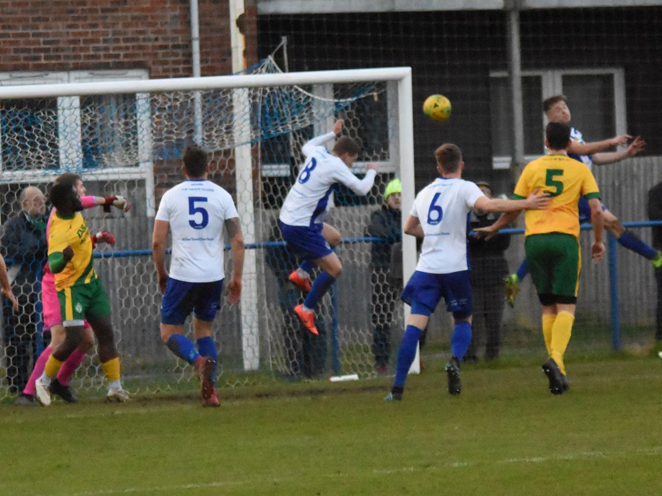 Byron Napper heads off the line.