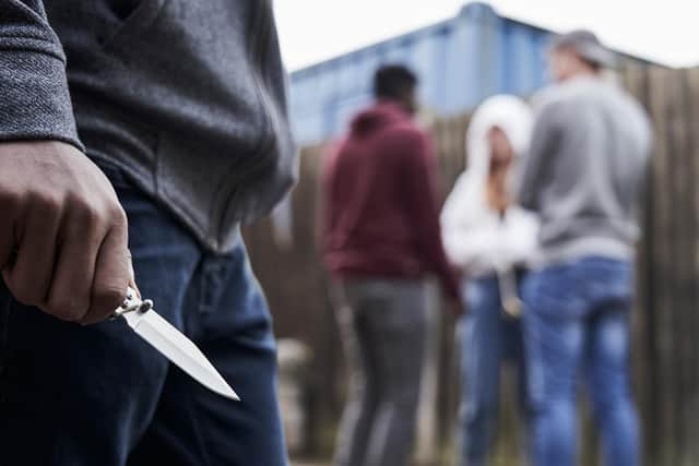 Knife crime in Sussex increased by 11% last year
