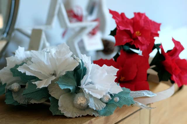 Paper designs created by Kerry Hartley-Davies. Photograph: Peter Cripps