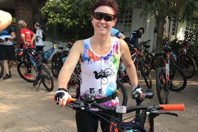 Debbie Robinson said the ride from Mumbai to Goa was the hardest thing she had done in her life - but also the best experience of her life