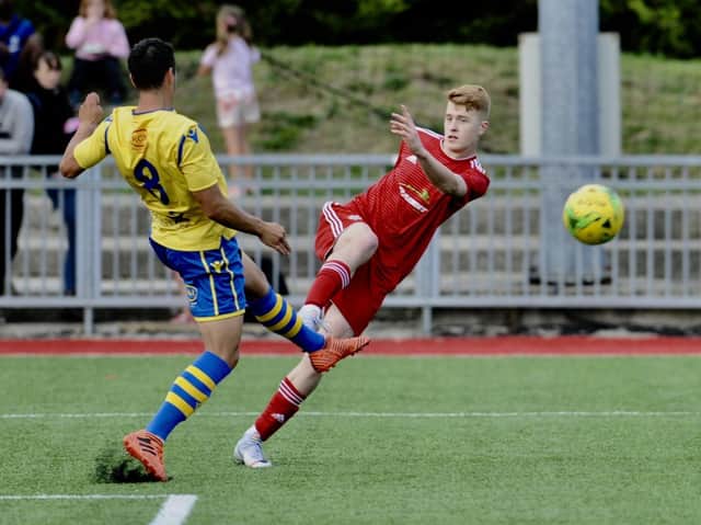 Mason Doughty playing for Worthing against Kingstonian. Picture by Stephen Goodger.