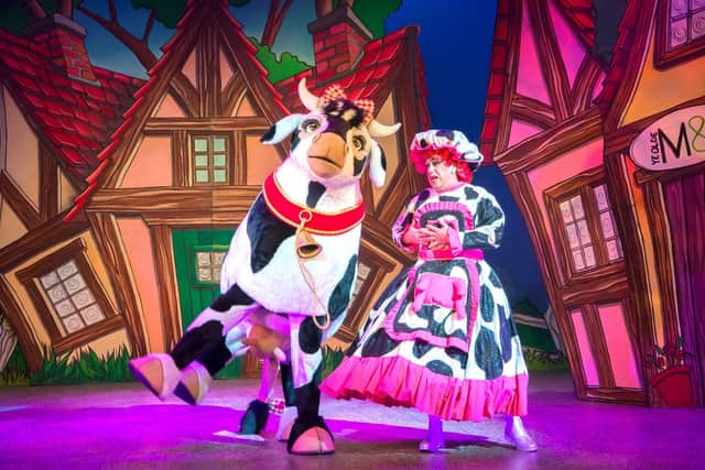 Clarabelle the Cow and Dame Martyn Knight
