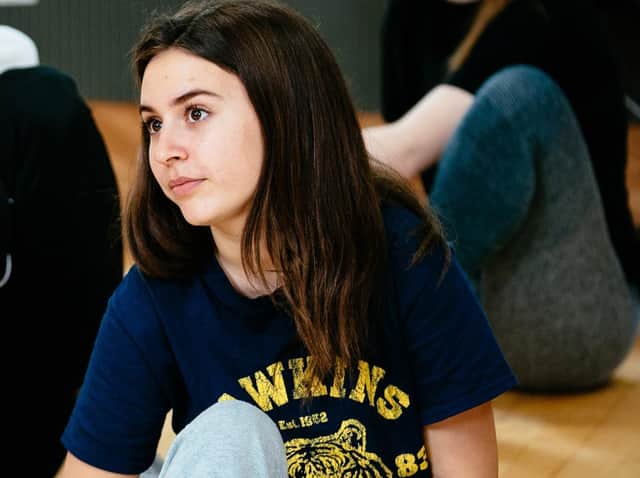 Lael Smith in rehearsal for CFYT's The Wizard of Oz. Photo Helen Murray