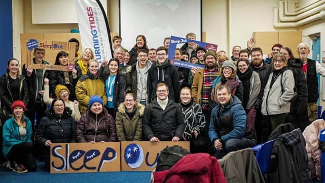 The youngest SleepOut supporter was 14, the oldest 70