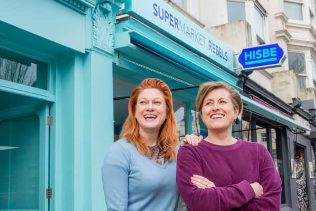 Ruth and Amy Anslow, sisters who set up a more caring sharing supermarket