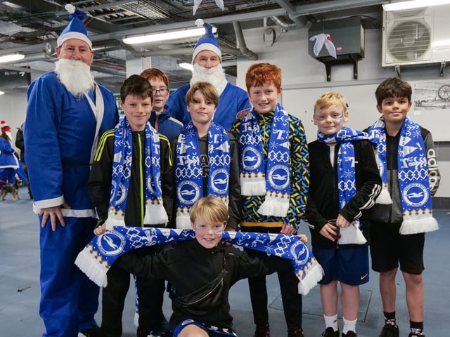 Albion in the Community's Seagulls' Festive Fun Run 2019.