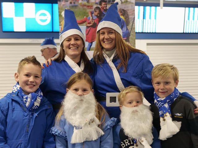 Albion in the Community's Seagulls' Festive Fun Run 2019.