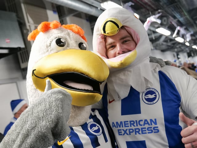 Albion in the Community's Seagulls' Festive Fun Run 2019.