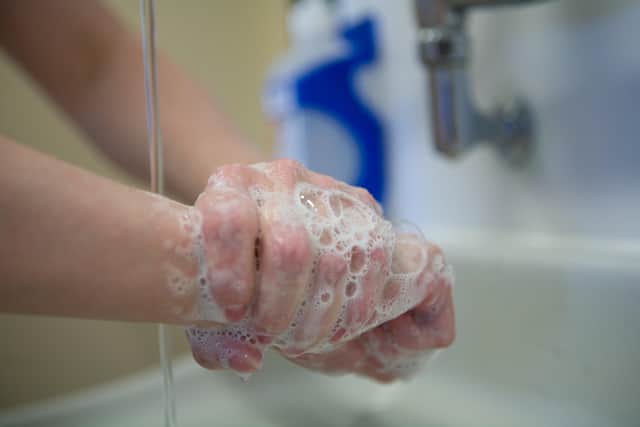 Hand washing is being promoted in hospitals to protect against the spread of norovirus. SUS-150116-120924001
