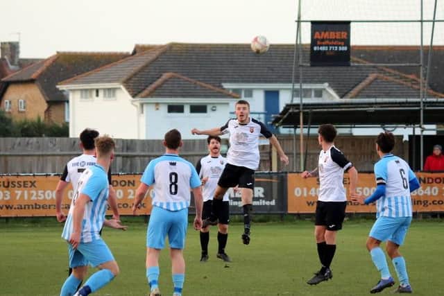 Pagham in action v AFC Uckfield / Picture: Roger Smith