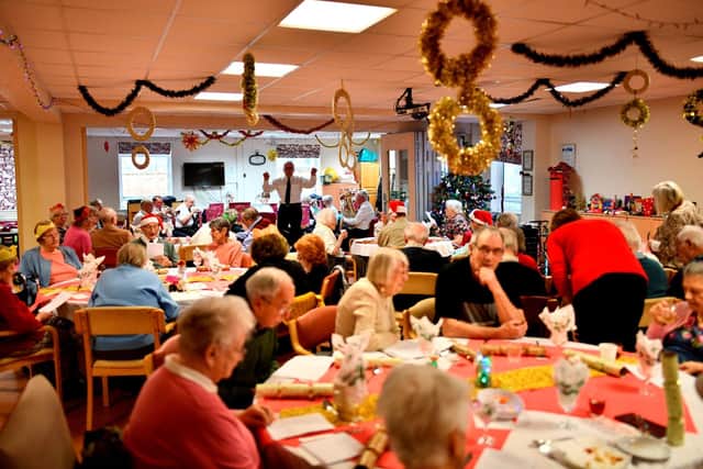 Christmas lunch with Lancing Brass Band at Guild Care’s Friendship Club