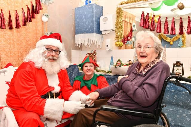 Christmas fun at Linfield House, one of Guild Care’s three nursing homes