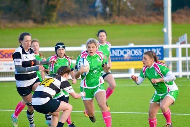 Action from Horsham Ladies' historic home win over Farnham Falcons
