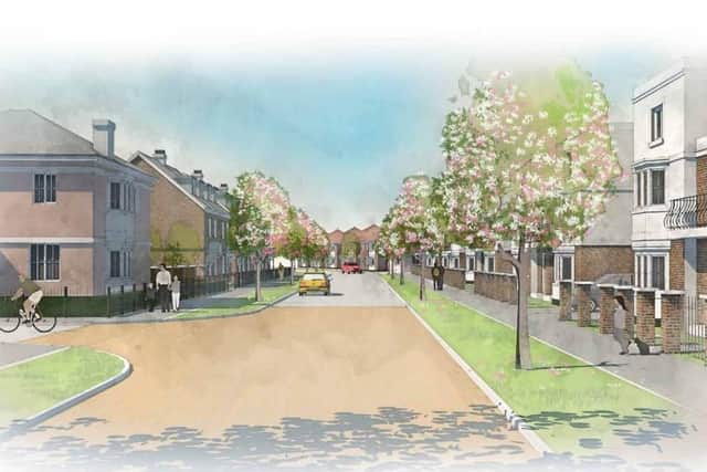 Illustrative artist's impression of scheme for 500 new homes in Hassocks SUS-191218-114547001