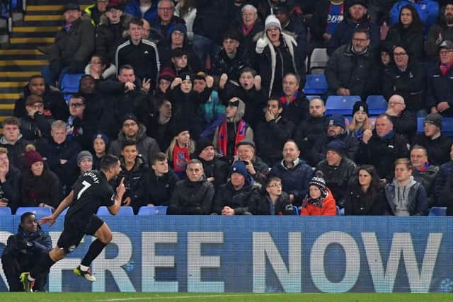 Neal Maupay silences the Crystal Palace fans at Selhurst Park on Monday night