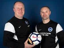 Guy Butters and Danny Cullip,ex-Brighton and Hove Albion footballers