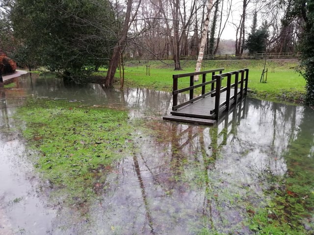 Water levels have increased hugely as a result