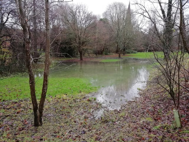 Various waterways have burst their banks