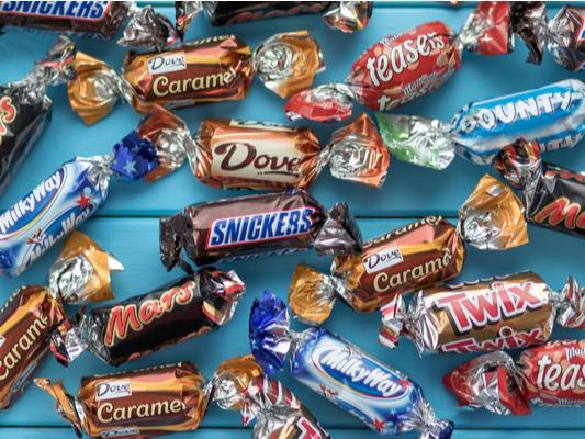 Quality Street: Milk choc block. Heroes: Dairy Milk. Celebrations: Maltesers Teasers. Roses: Cadbury Dairy Milk chunk