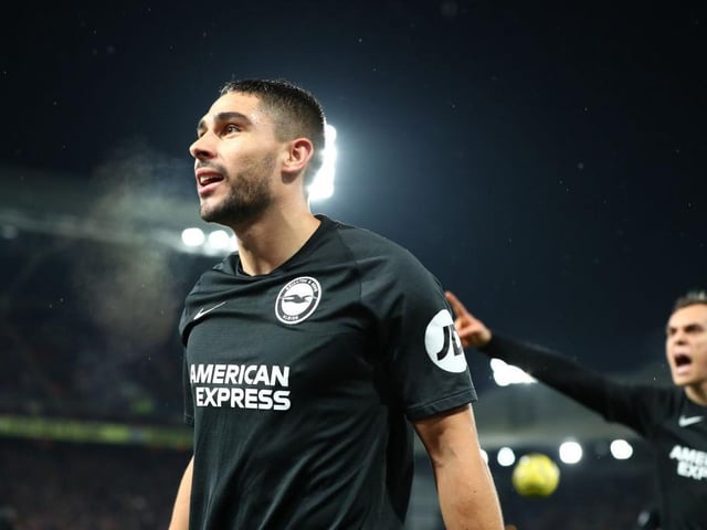A hard working display from Albion's leading scoring. One goal correctly chalked off for offside. Played deeper after the break.