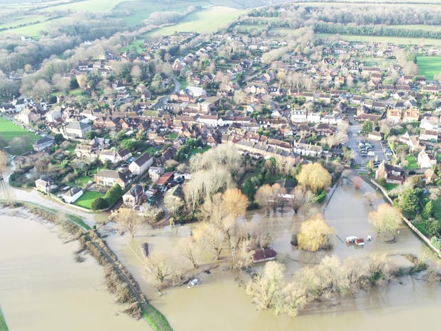 Flooding in Alfriston