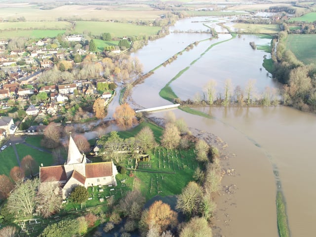 Flooding in Alfriston
