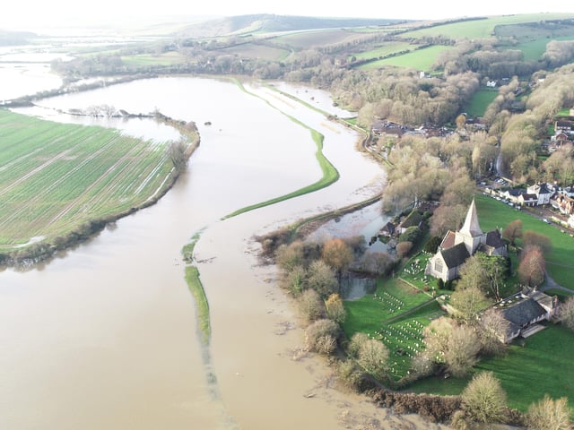 Flooding in Alfriston