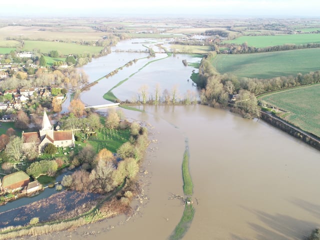 Flooding in Alfriston