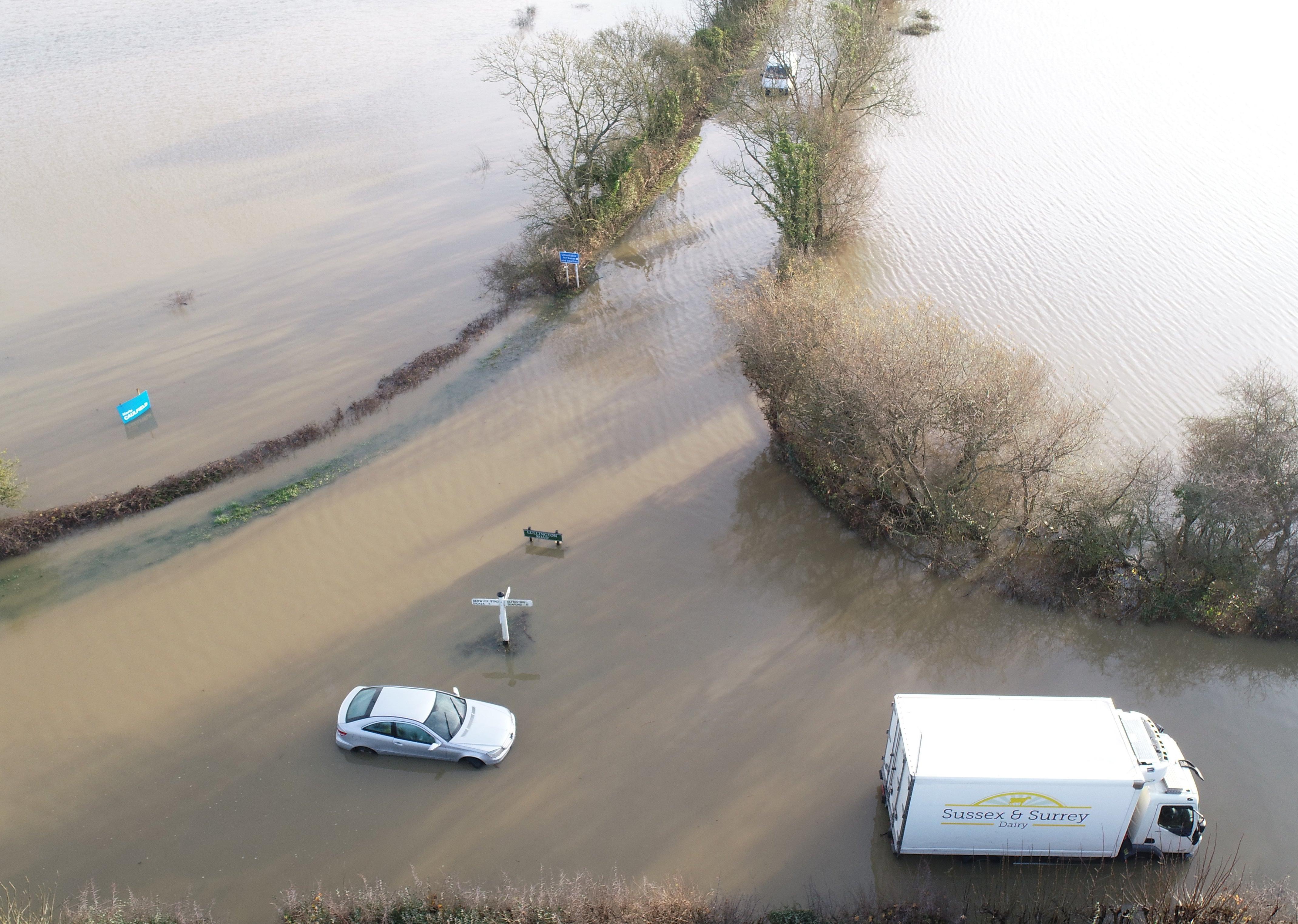 Flooding in Alfriston