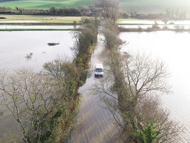 Flooding in Alfriston