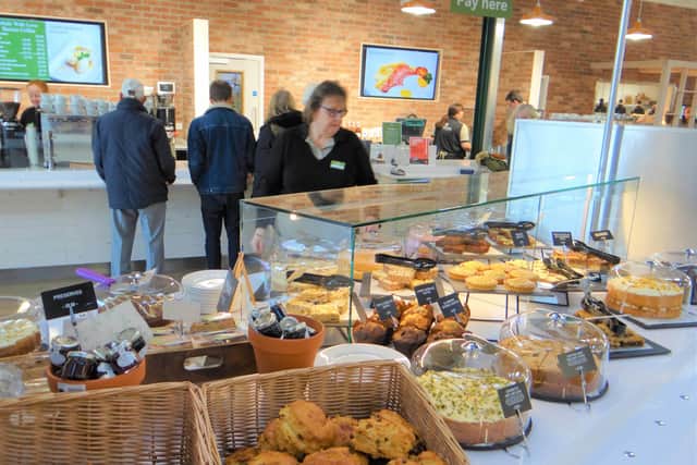 The new restaurant at Notcutts Garden Pride Garden Centre in Ditchling