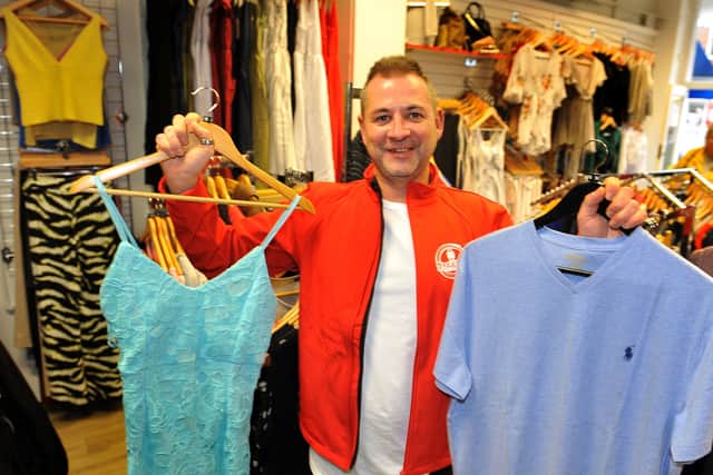Haggle it owner Graham Jones shows some of the range at his shop in Worthing. Picture: Steve Robards SR23121902