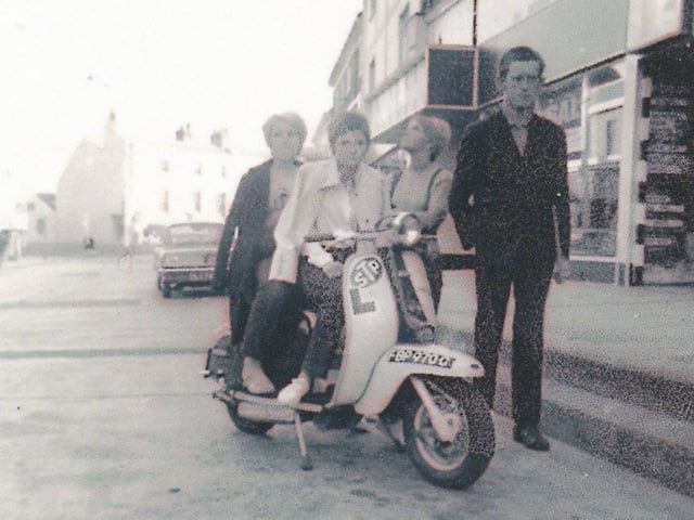 In Surrey Street, from left, Rosalind Heaseman, Heather Turner, Cheryl Venables and Bob Rickets
