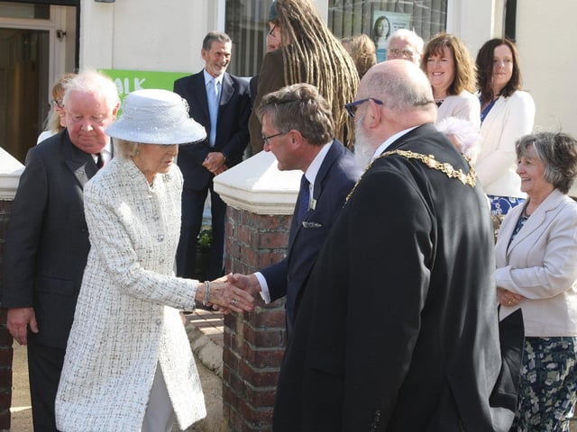 Princess Alexandra at Worthing Samaritans. Photo by Derek Martin DM1951583a