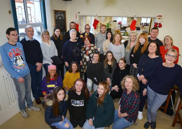 Surviving Christmas charity setting up on Christmas Eve at the Salvation Army hall in St Andrew's Sqaure, Hastings.
Some of the volunteers are pictured here. SUS-191224-110042001