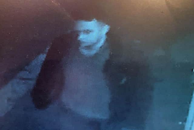 A CCTV image released by Sussex Police