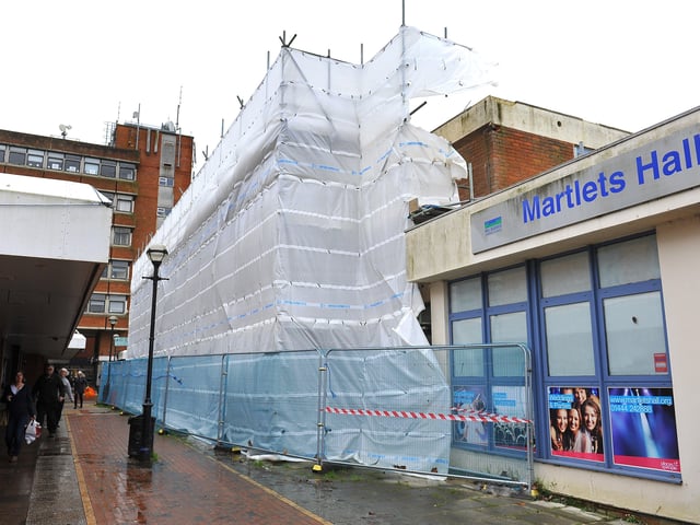 Burgess Hill shopping centre areas which are due for regeneration in 2020. Pic Steve Robards SR20010201 SUS-200201-134936001