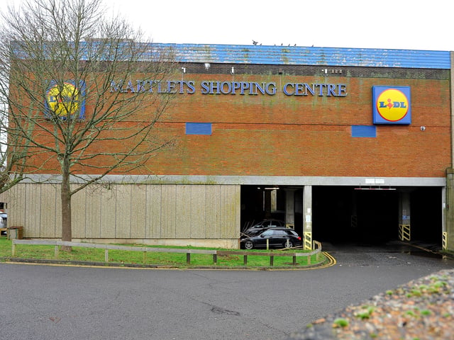 Burgess Hill shopping centre areas which are due for regeneration in 2020. Pic Steve Robards SR20010201 SUS-200201-135021001