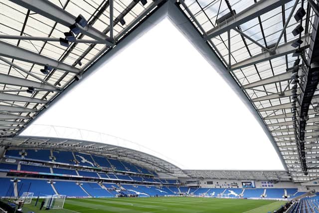 A general view of the Amex Stadium ahead of the Premier League match between Brighton and Hove Albion and Everton at Amex Stadium on October 15, 2017 in Brighton, England. (Photo by Dan Istitene/Getty Images)