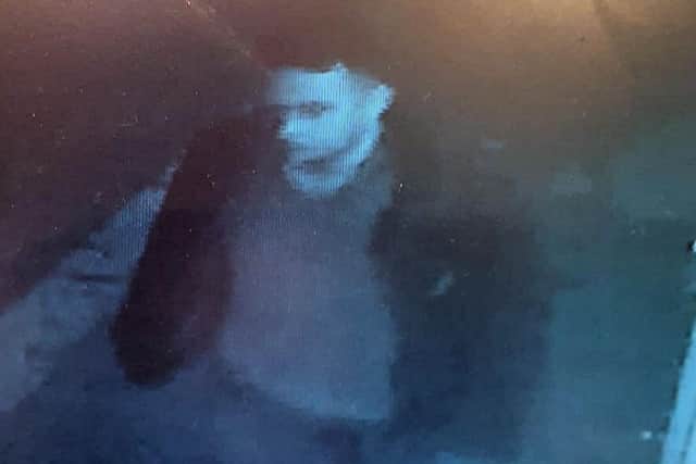 A CCTV image released by Sussex Police