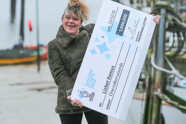 Lottery winner Lizbet Ramus